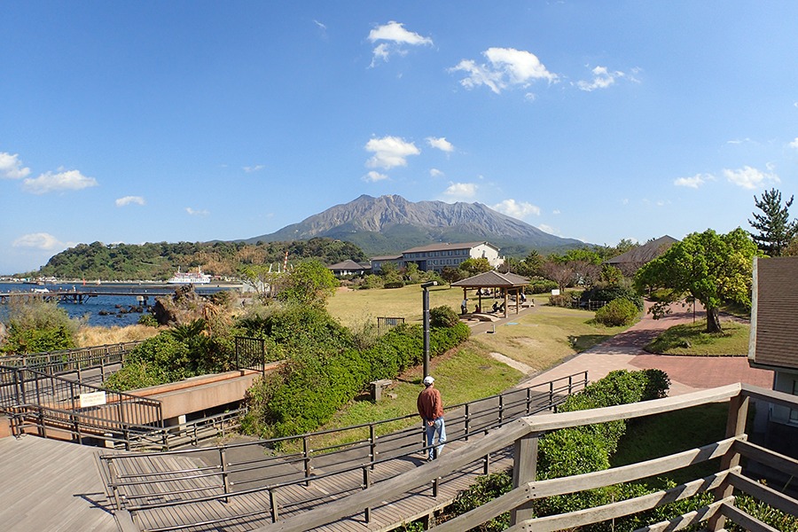 「桜島」溶岩なぎさ公園